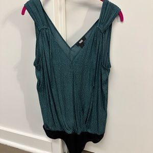 Paige green bodysuit